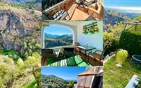 Apartamentos Axarquia , Frigiliana, Terraza Privada Con Vistas A La Montana Rio Y Al Mar